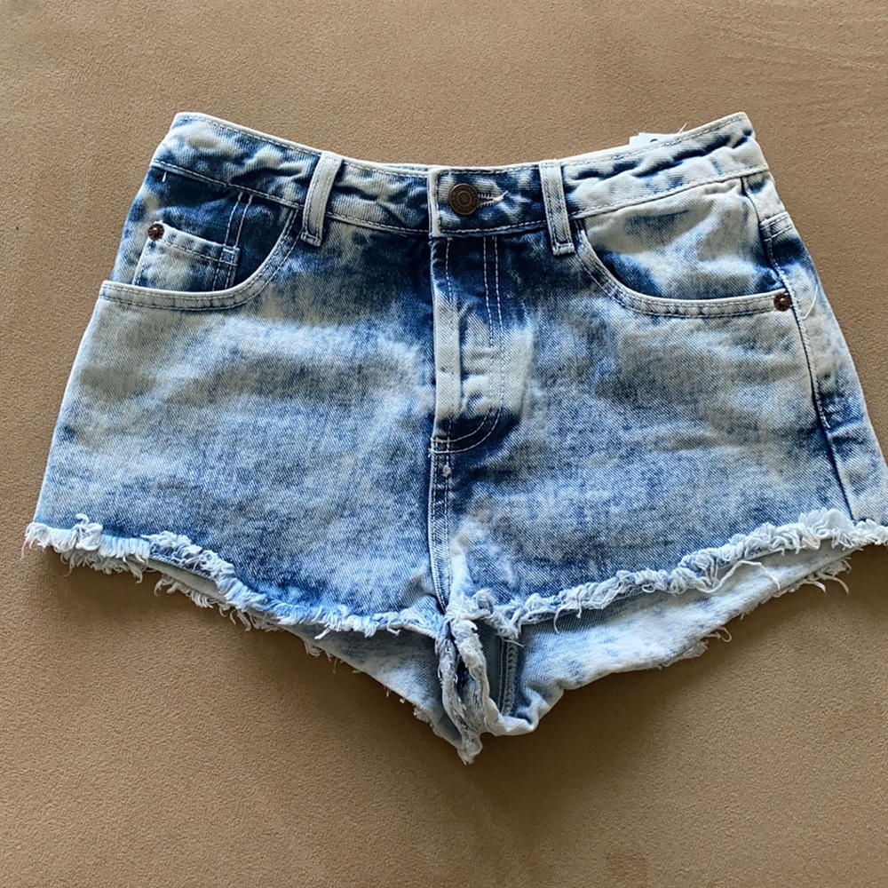 Topshop Moto High Waist Shorts